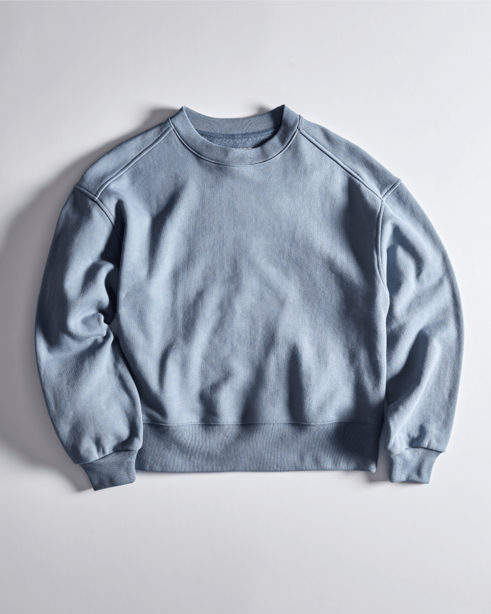 The Track Oversized Crew | Faded Blue