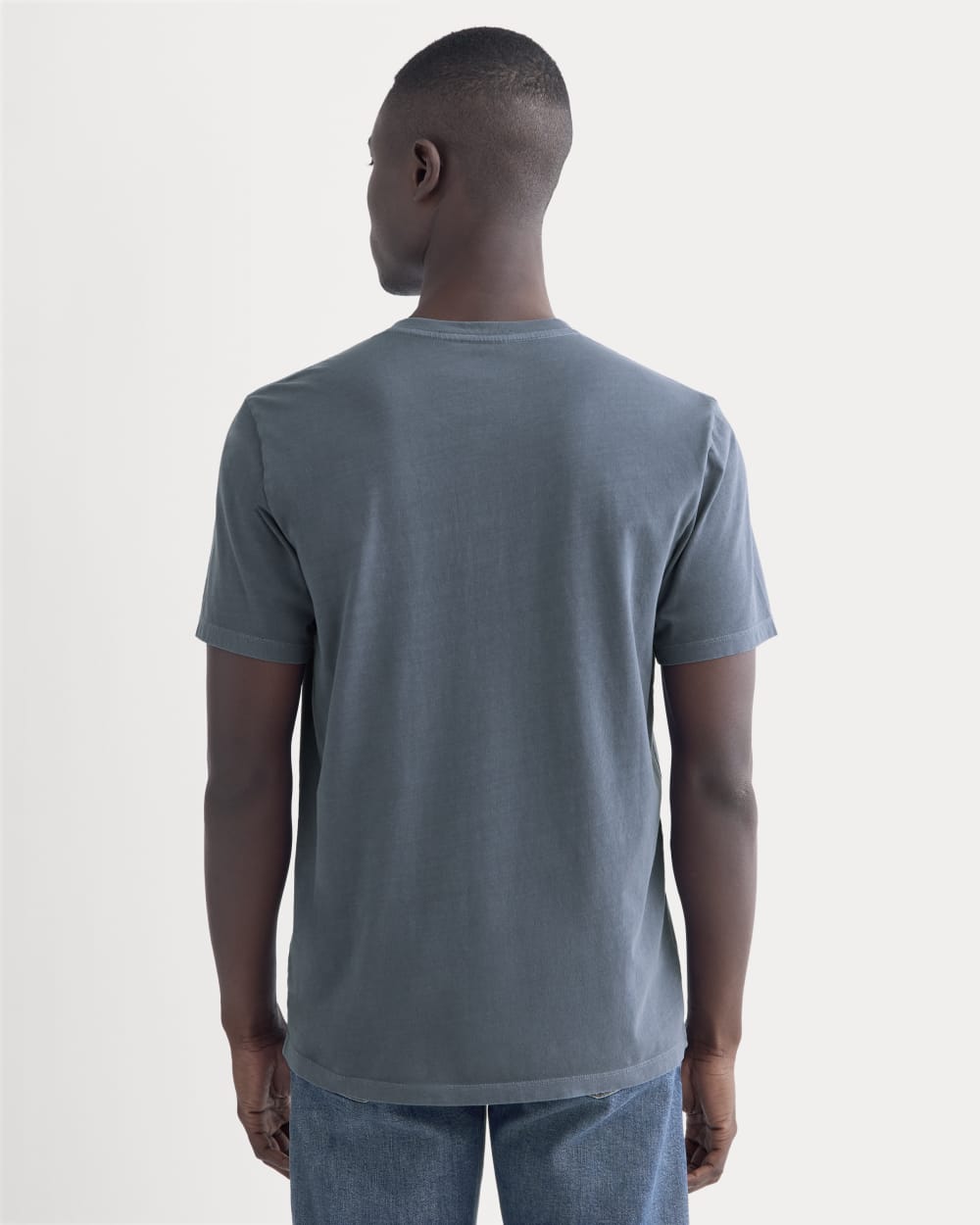 The Essential Organic Garment-Dyed Henley | Navy