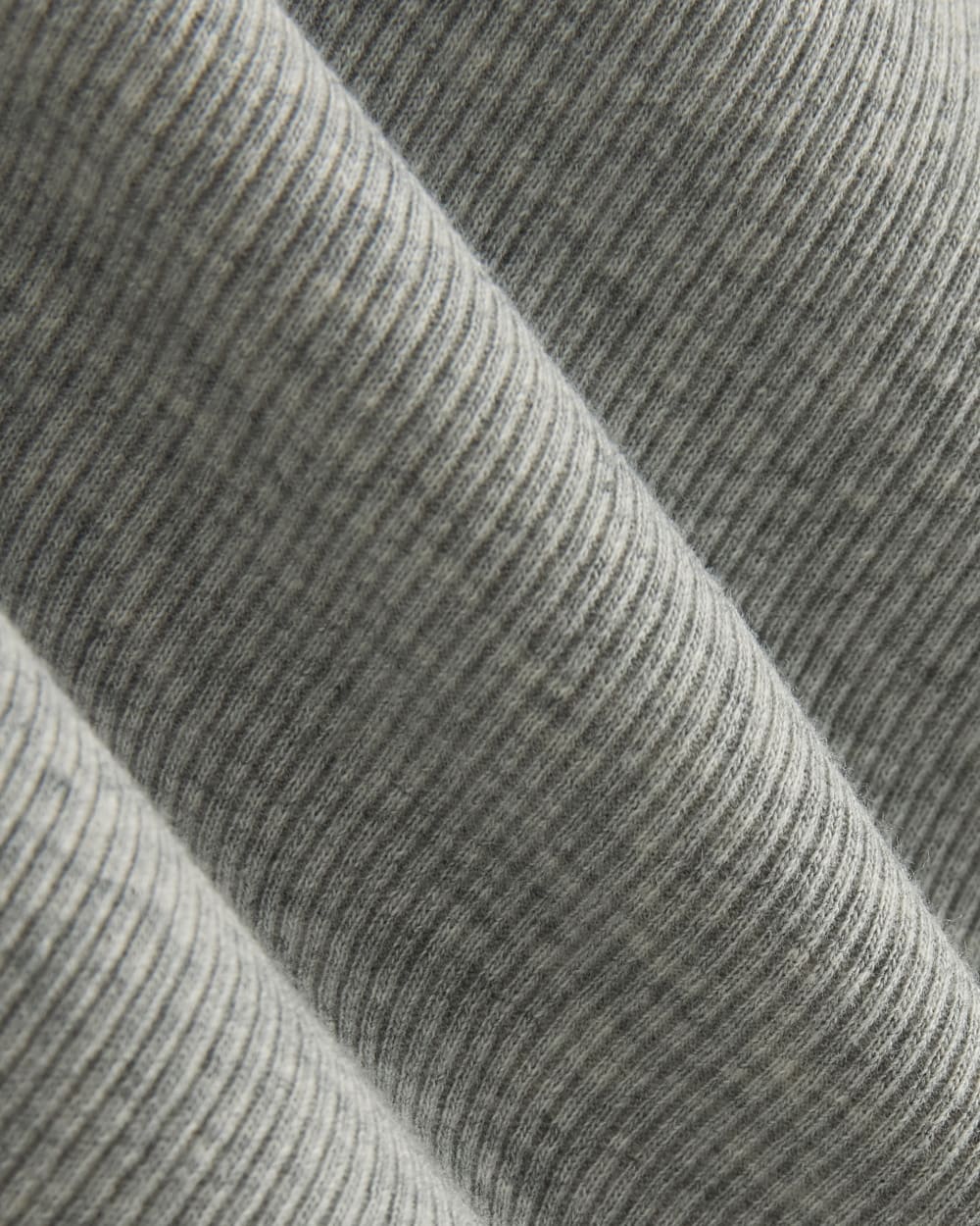 The Luxe Rib Funnel-Neck Tank | Heathered Grey