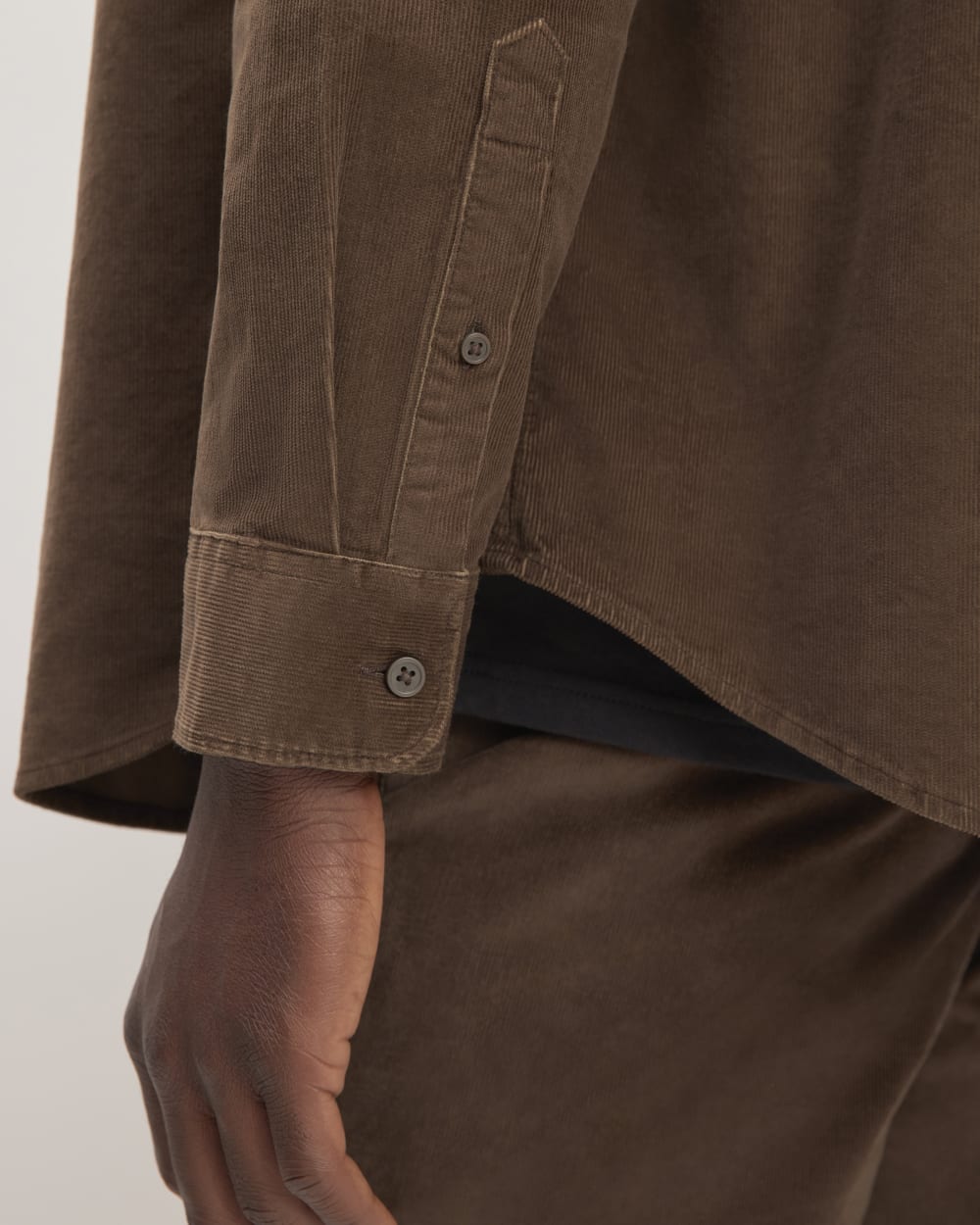 The Relaxed Corduroy Shirt  | Cocoa