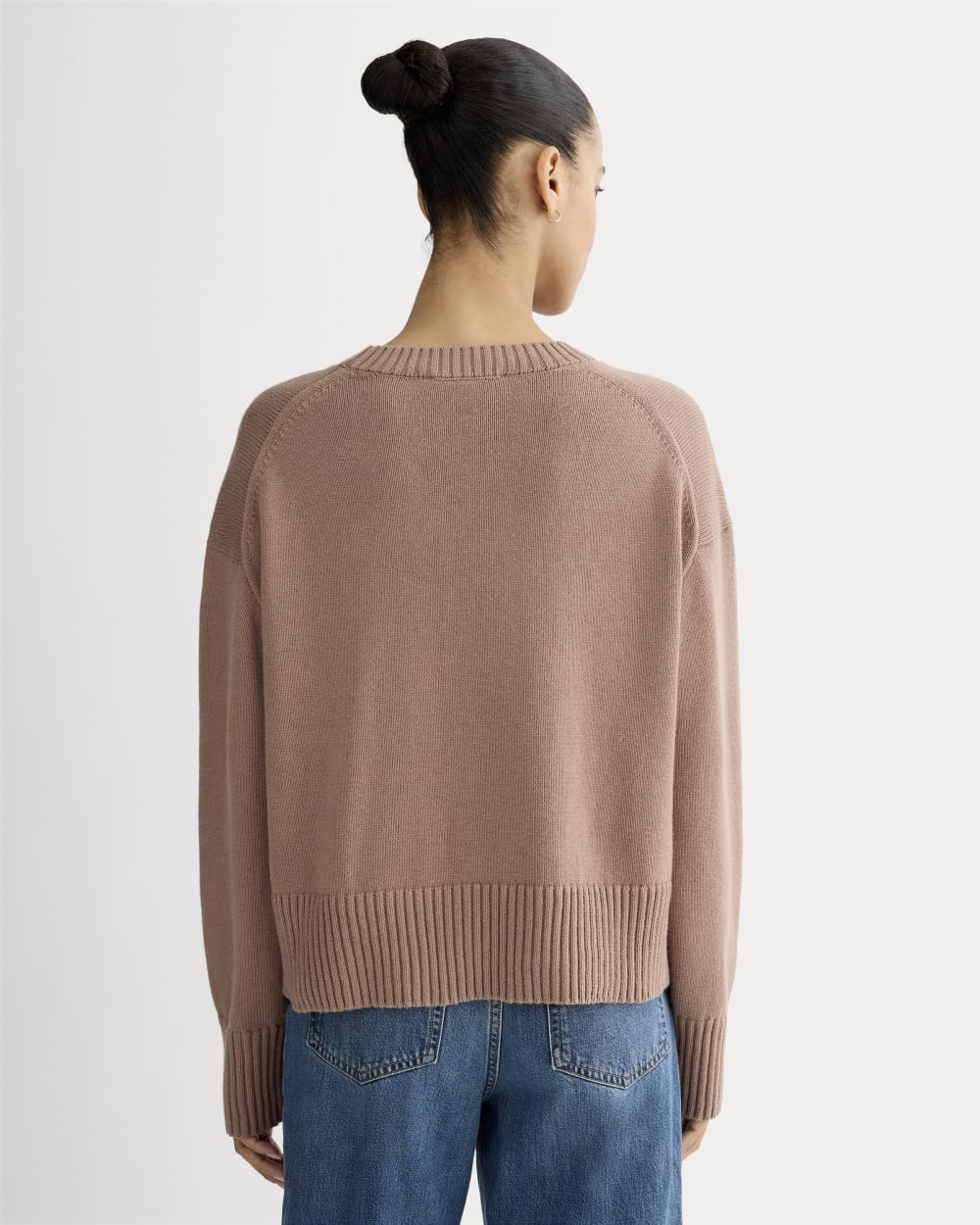 The Boxy Sweater in Everyday Cotton | Rose Dusk