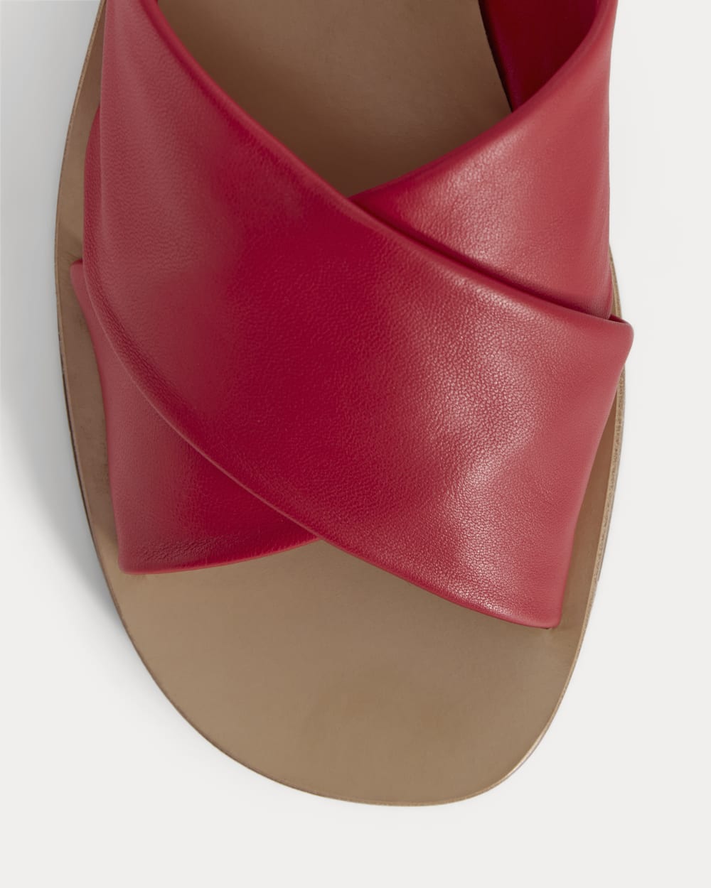 The Day Crossover Sandal | Classic Red