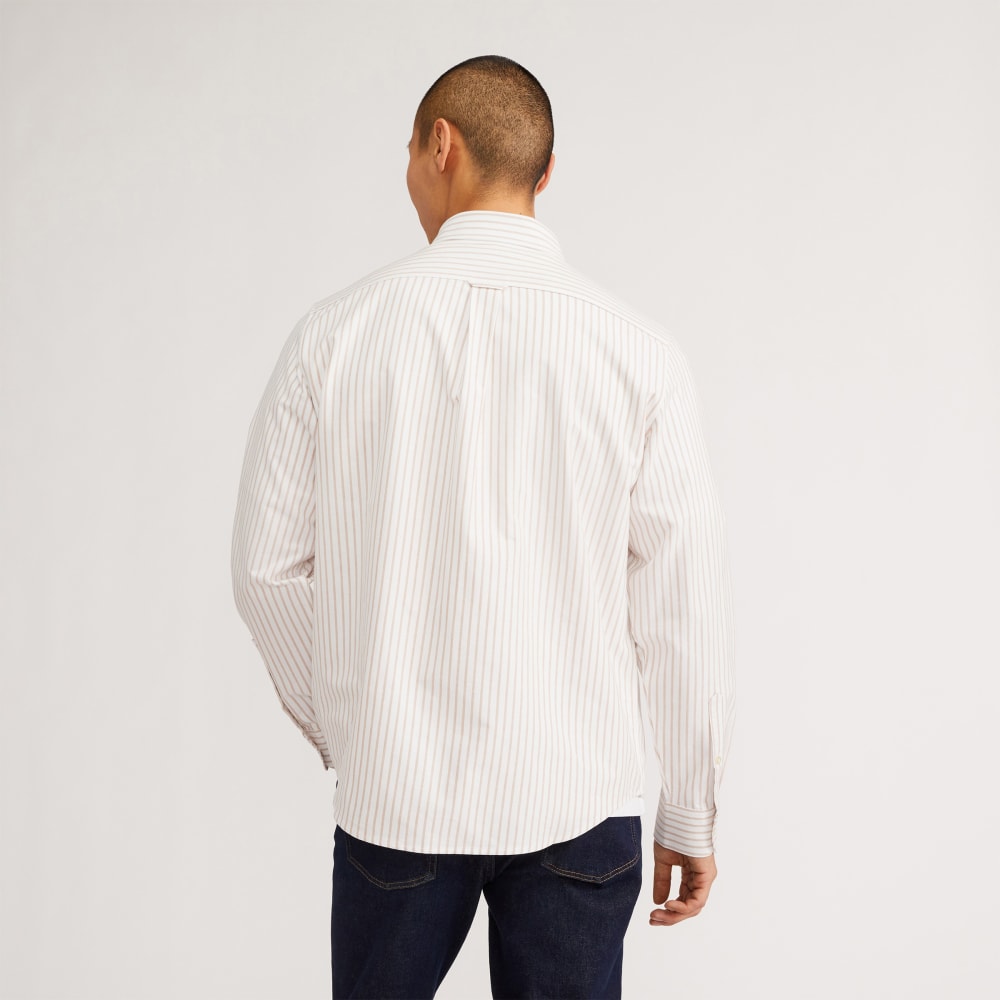 The Classic Oxford Shirt | Sahara / Off-White | Tall