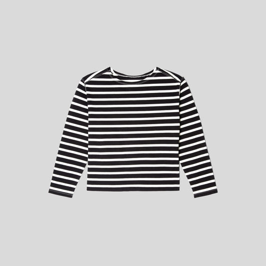 The Mariner Tee | Black / Canvas Tan