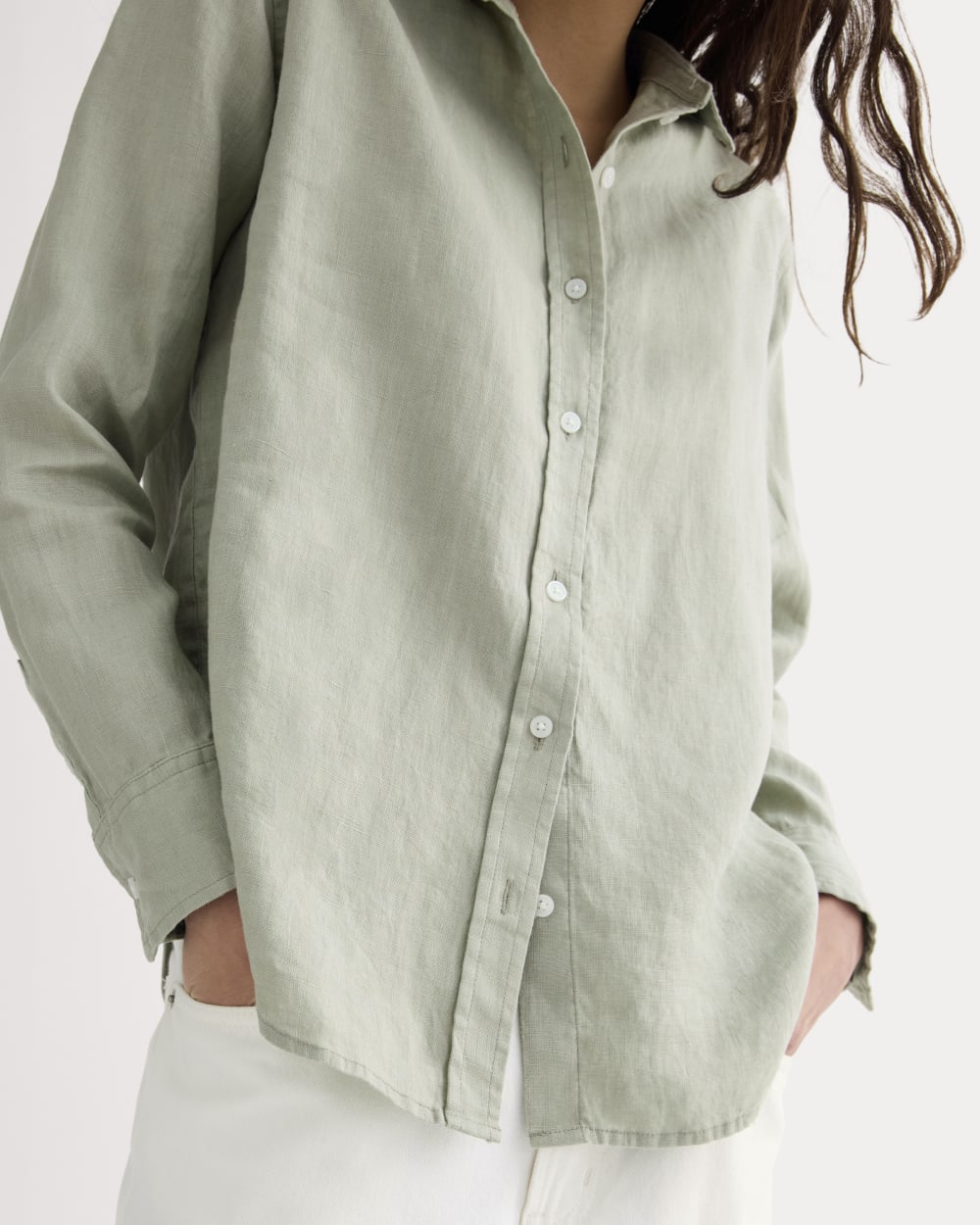 The Must-Have Shirt in Linen | Seagrass