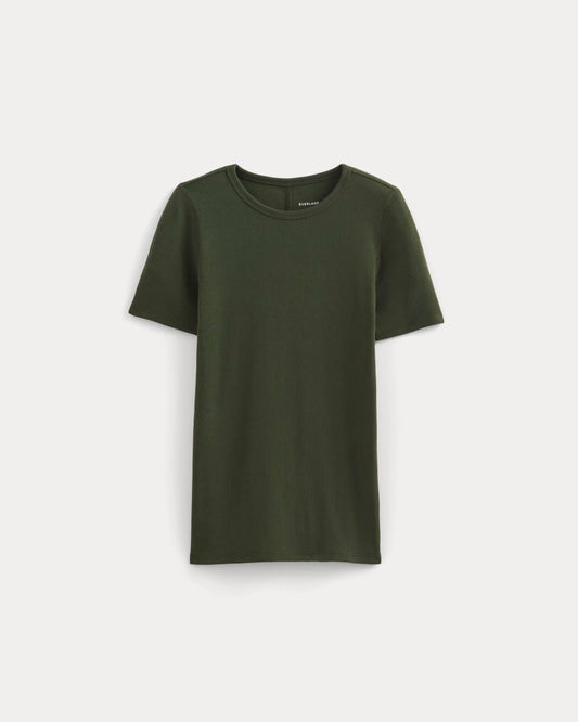 The Luxe Rib Crew | Dark Forest