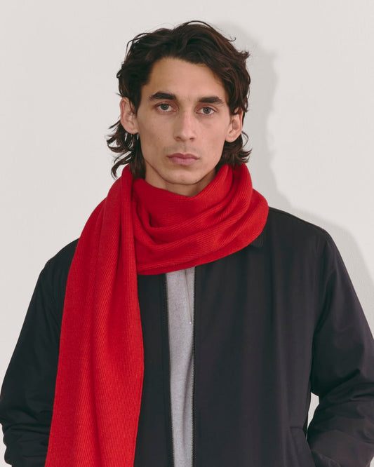 The Cabin Scarf | Classic Red