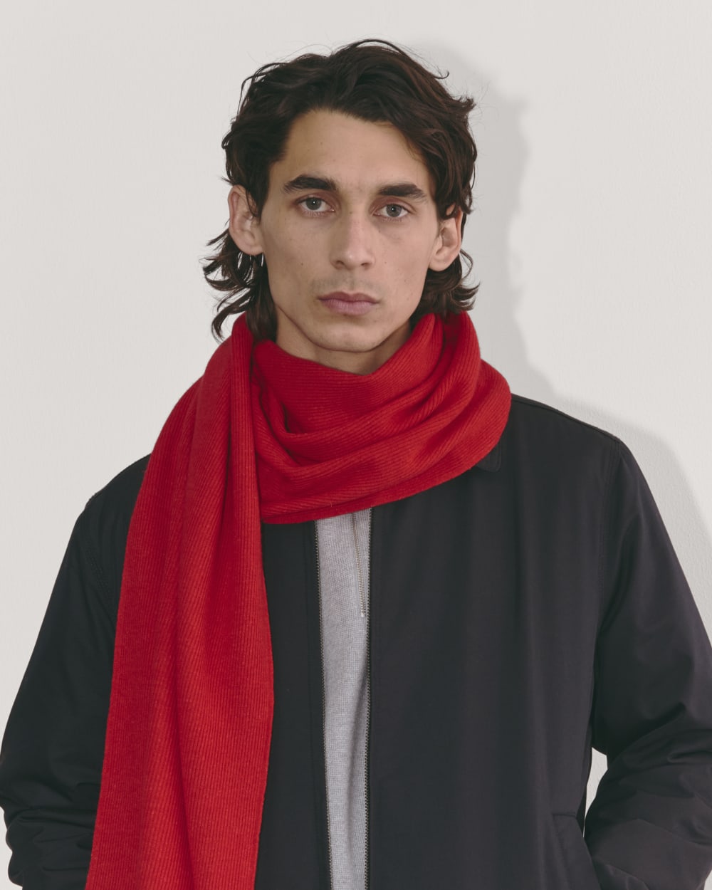 The Cabin Scarf | Classic Red