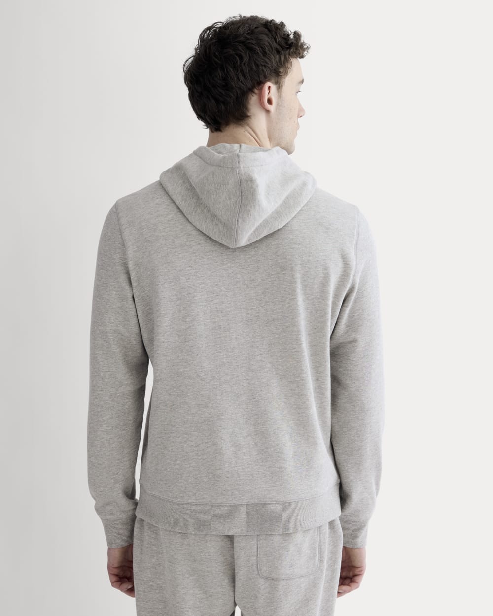 The Off-Duty Terry Hoodie | Heathered Grey