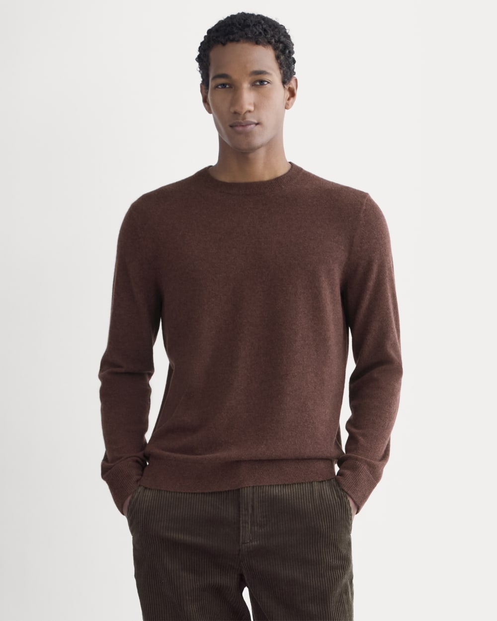 The Cashmere Crew | Heathered Mahogany