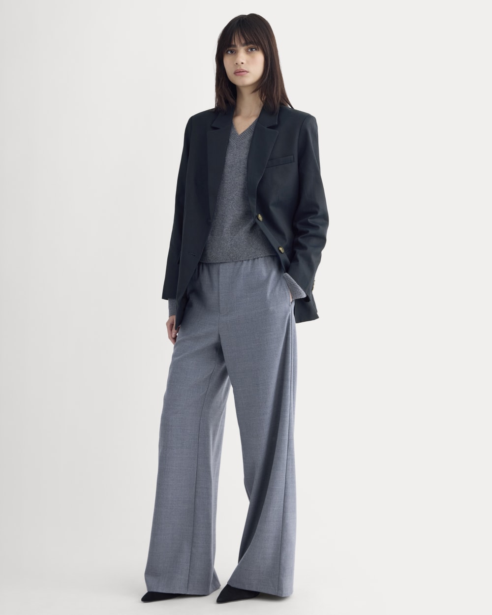 The Oversized Blazer in Buttersmooth | Navy