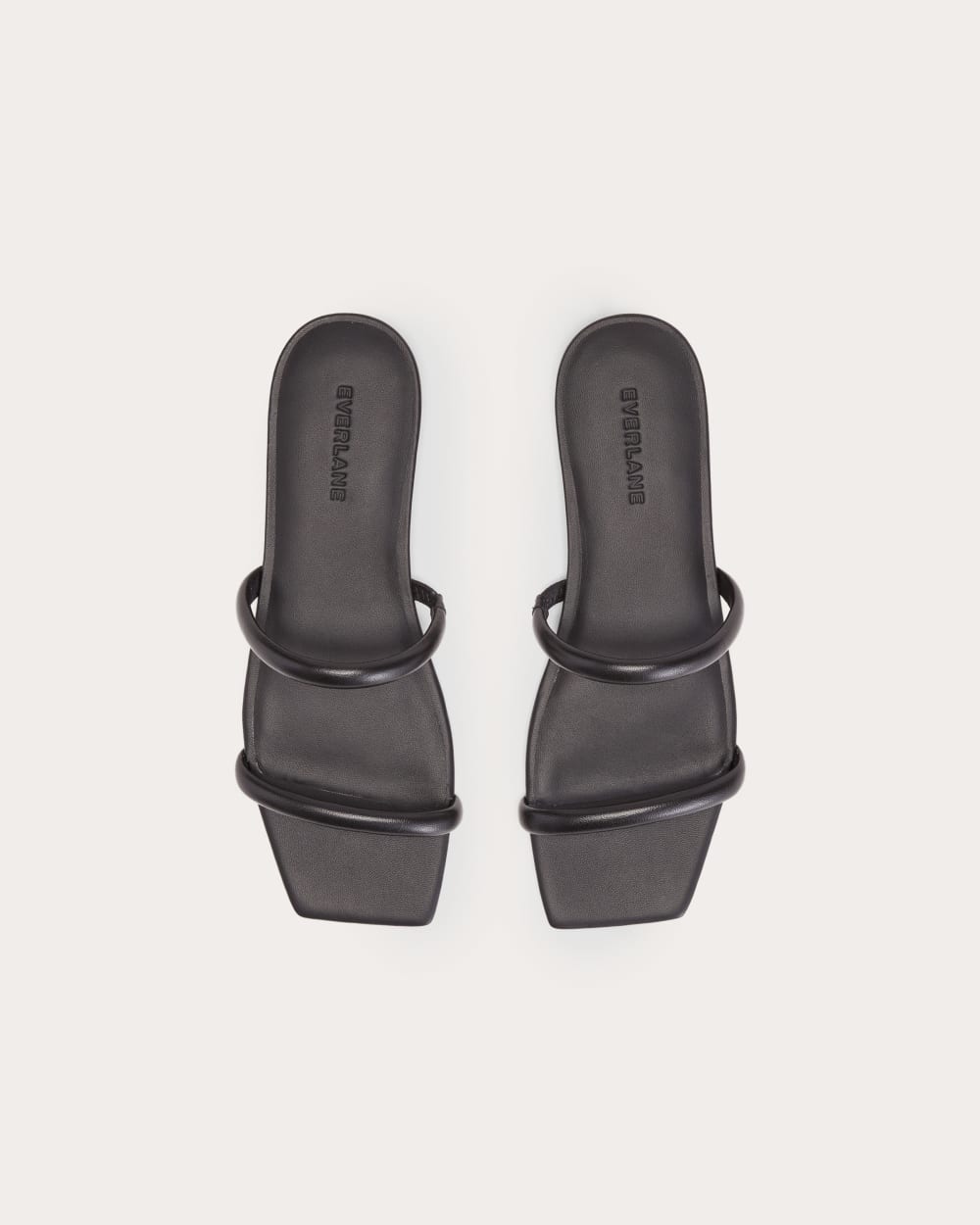 The Double Strap Sandal | Black