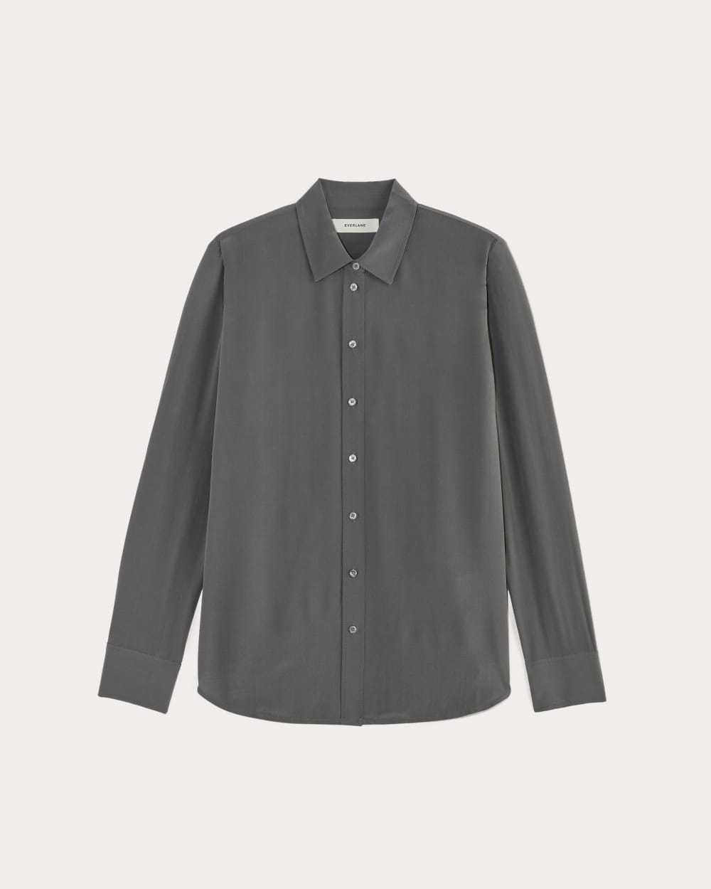 The Must-Have Shirt in Washable Silk | Graphite