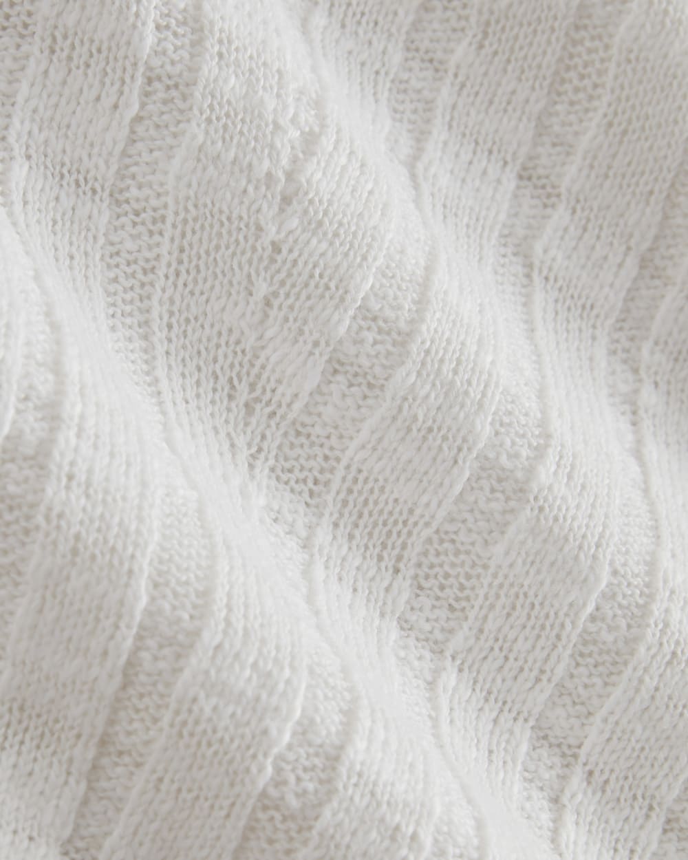 The Oversized Tee in Cotton Linen | White