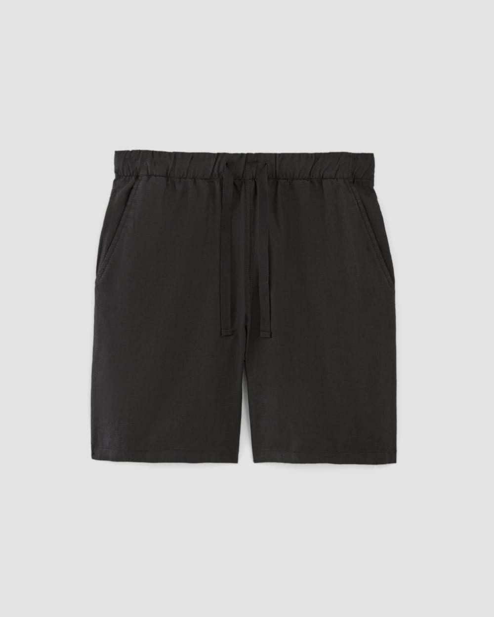 The Linen Easy Short | Black