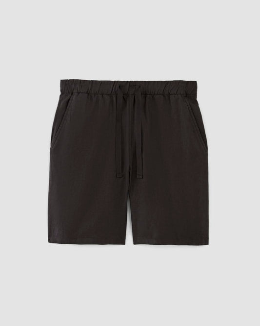 The Linen Easy Short | Black