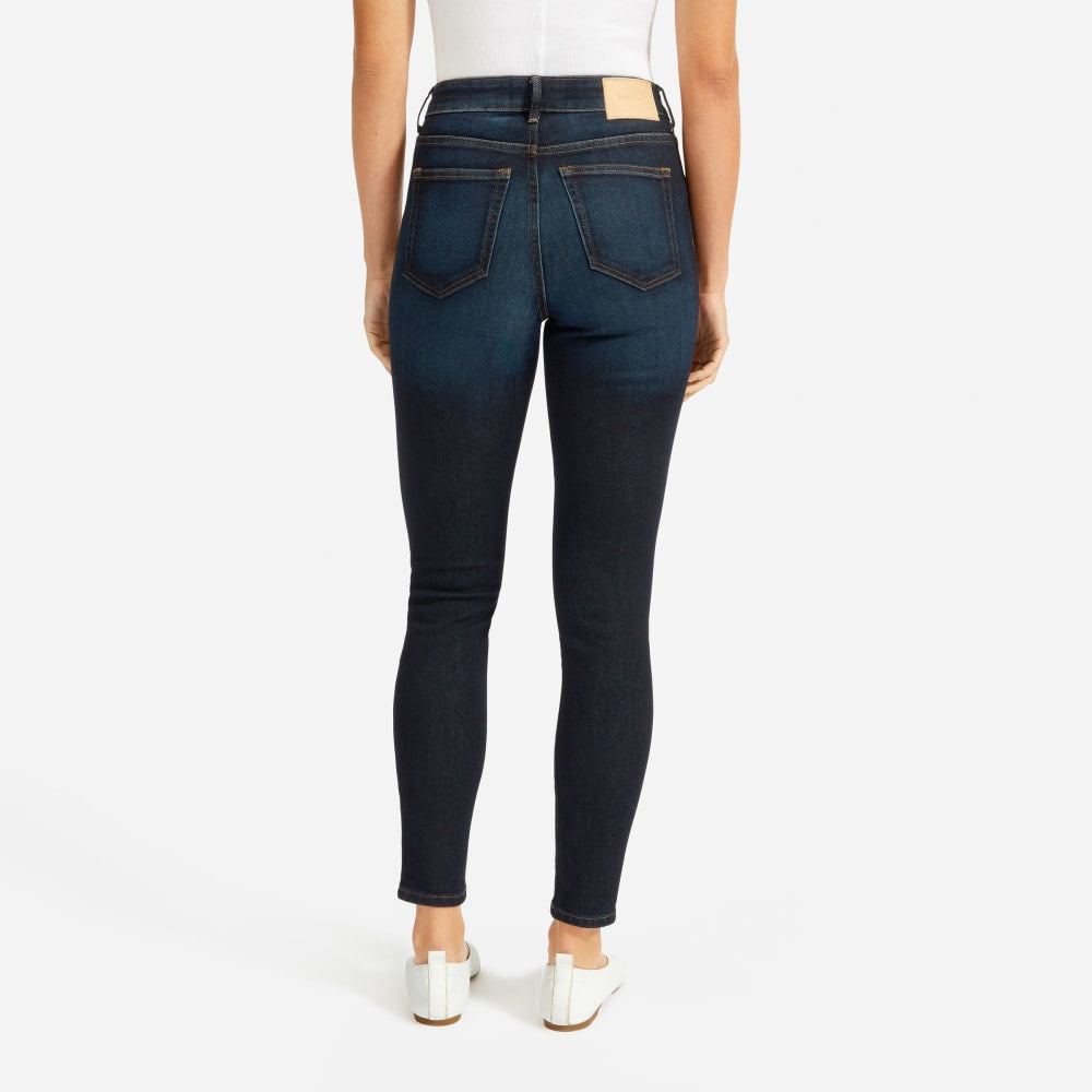 The Curvy Authentic Stretch High-Rise Skinny Jean | Dark Blue Wash | 28.5 Inseam