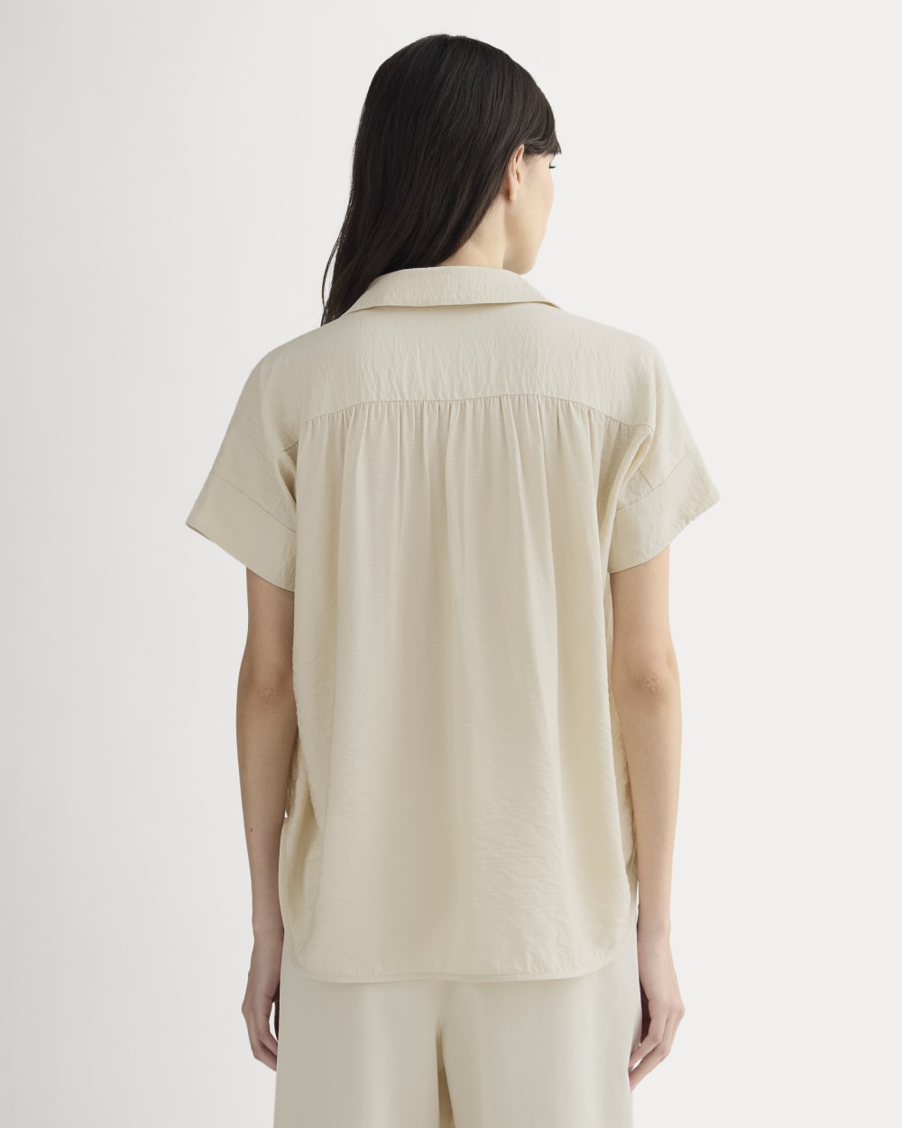 The Square Shirt in SoftLuxe | Sandshell