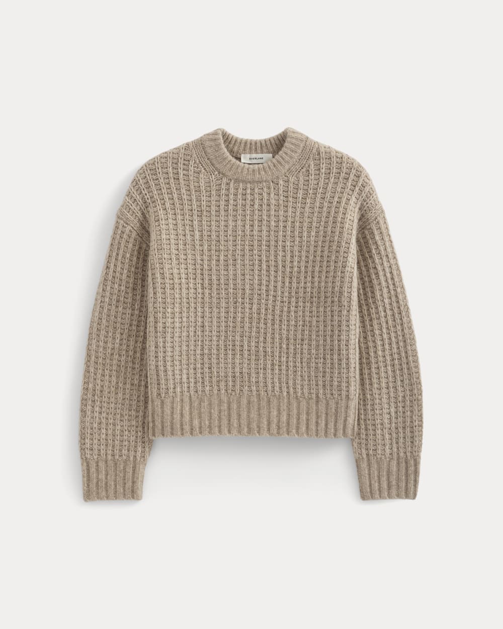 Waffle Sweater in Cloud | Heathered Oatmeal