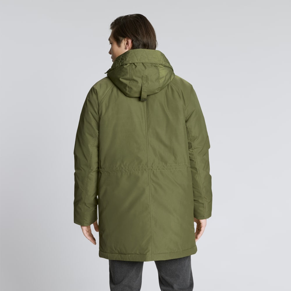 The ReNew Long Parka | Moss