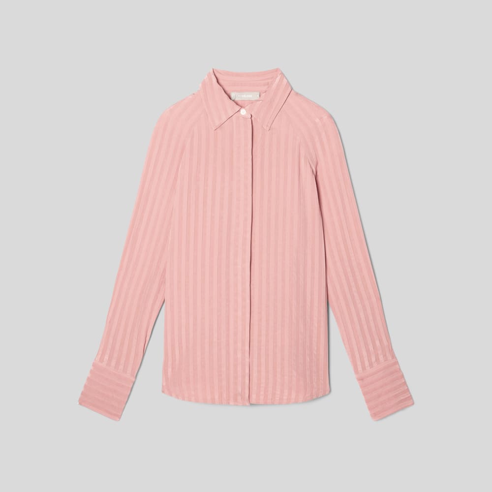 The City Stripe Shirt | Light Rose