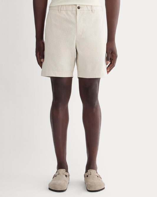 The Seersucker Short | Trench Coat Khaki / Natural