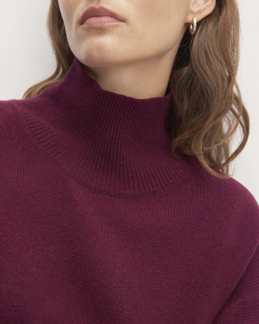 The Cashmere Oversized Turtleneck | Brandy