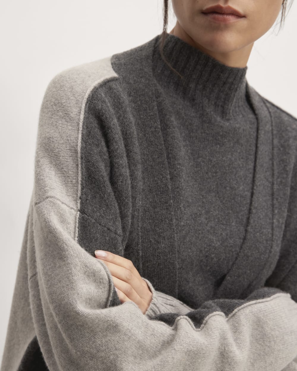 The Good Merino Wool Cardigan | Graphite / Hare Grey