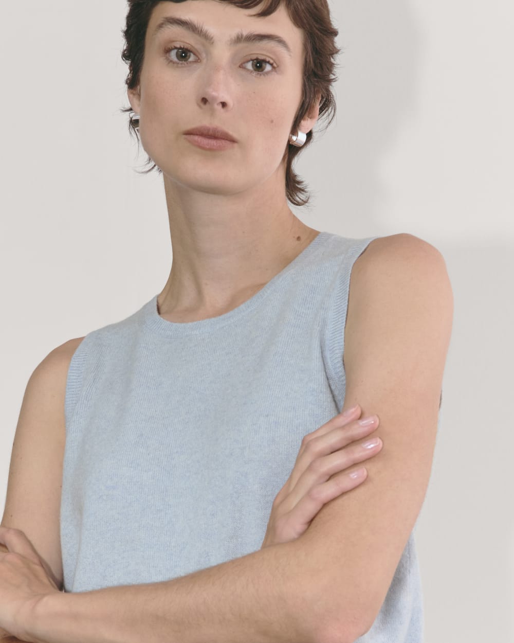 The Classic Tank in Cashmere | Sky Blue