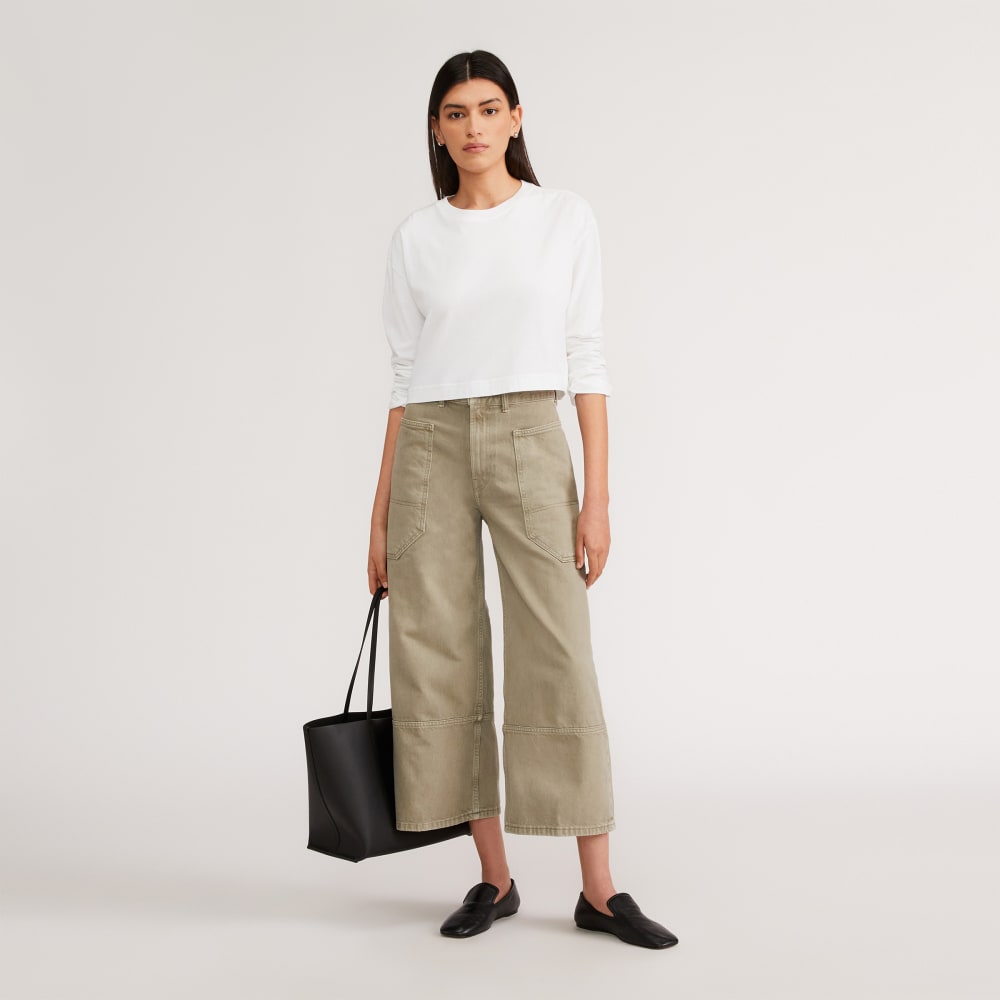 The Way-High® Gardener Cropped Jean |  Moss