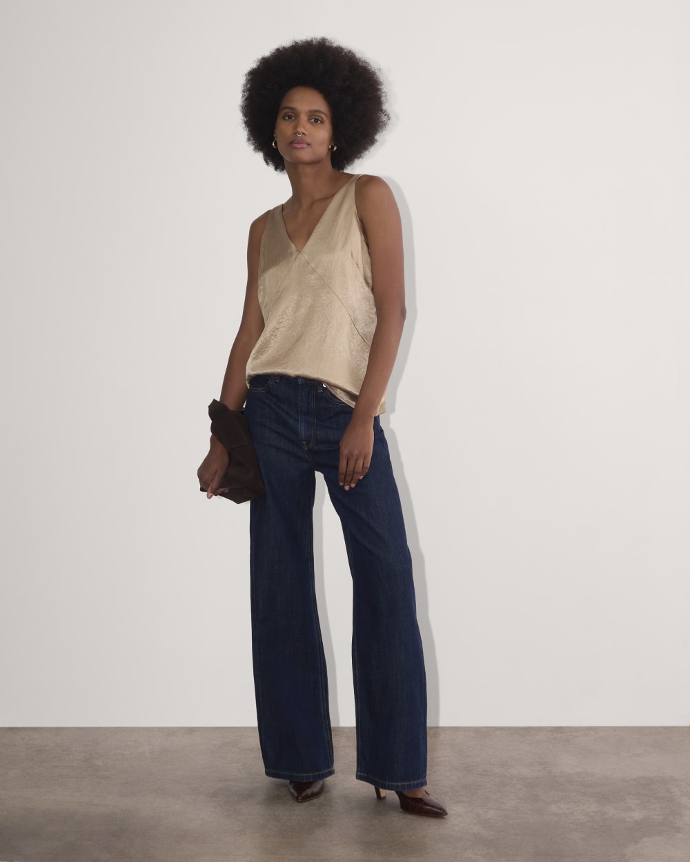 The Satin Tank | Champagne