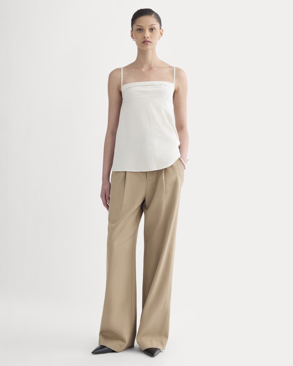 The Flowy Gauze Cami | Birch