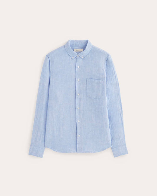 The Classic Shirt in Linen | Light Blue