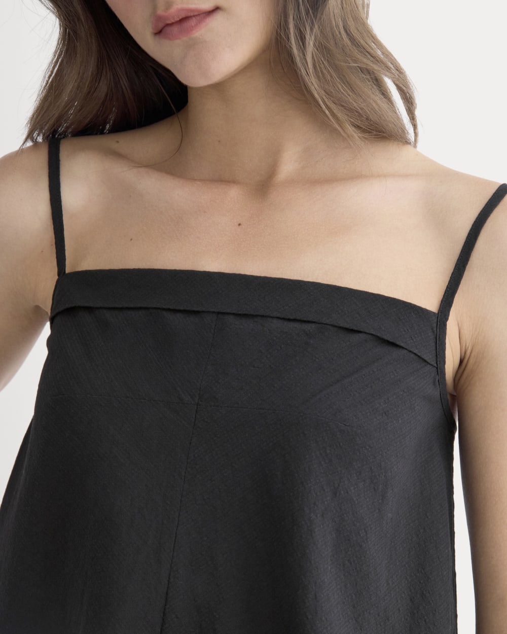 The Flowy Gauze Cami | Black