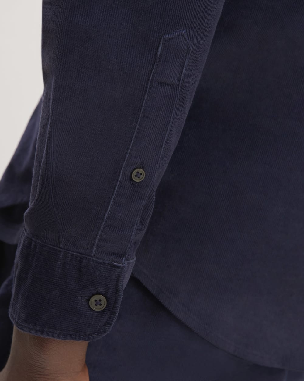 The Relaxed Corduroy Shirt  | Navy