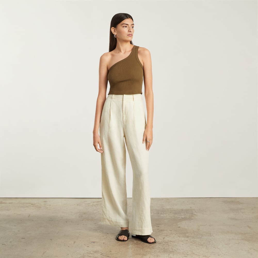 The Linen Way-High® Drape Pant  | Canvas