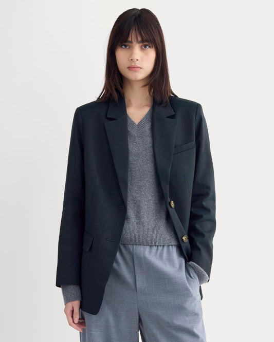 The Oversized Blazer in Buttersmooth | Navy