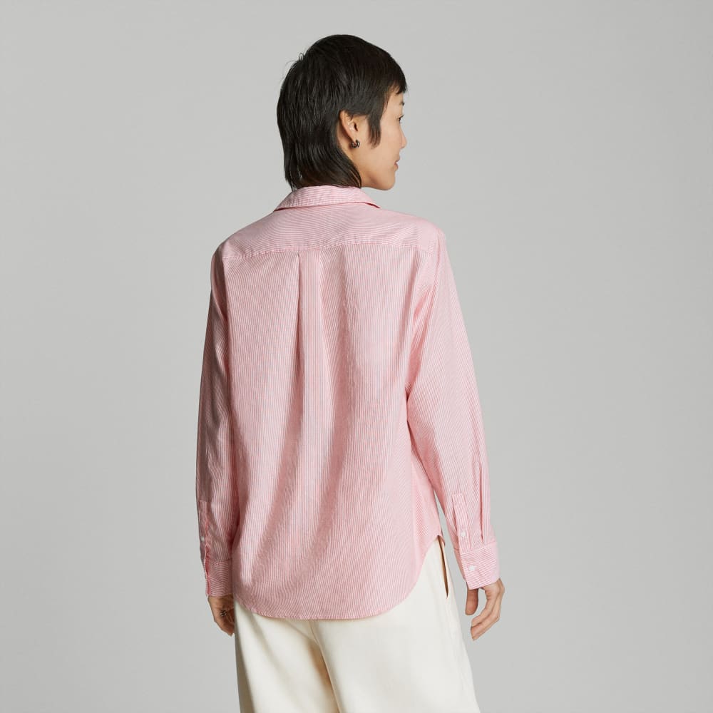 The Must-Have Shirt in Silky Cotton | Mandarin / White