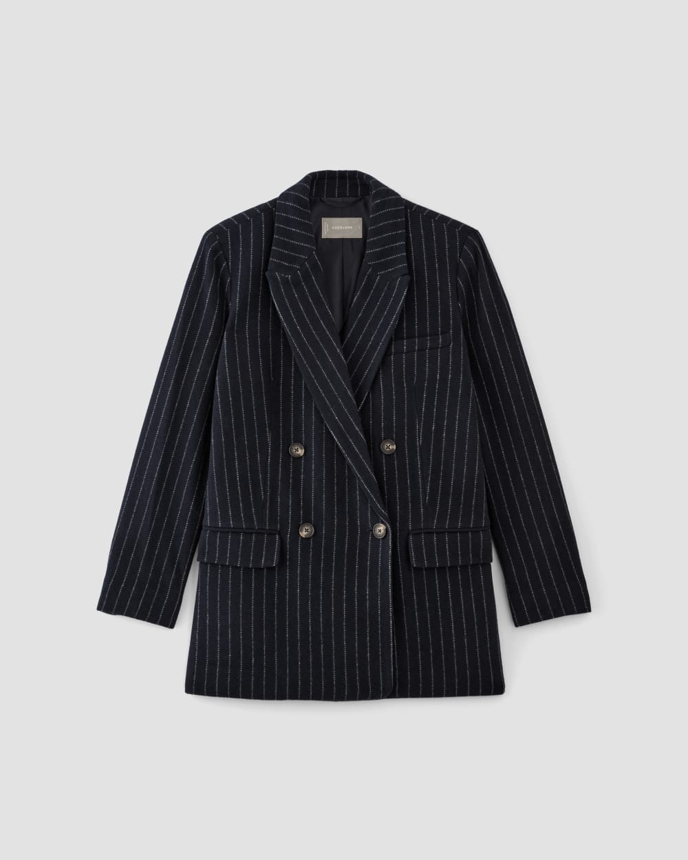 The ReWool® Double-Breasted Blazer | Navy / Bone