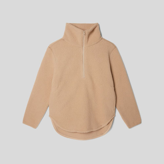 The ReNew Fleece Half-Zip | Tan