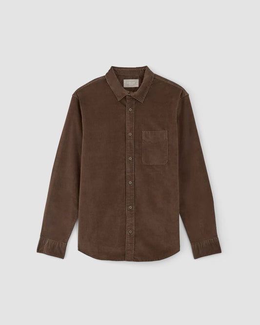 The Relaxed Corduroy Shirt  | Cocoa