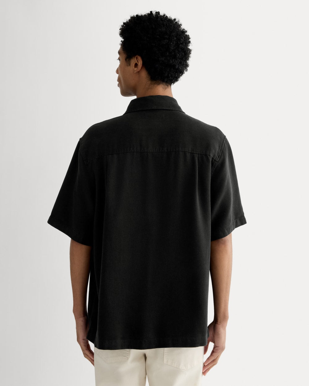 The Relaxed Utility Shirt in Buttersoft | Black