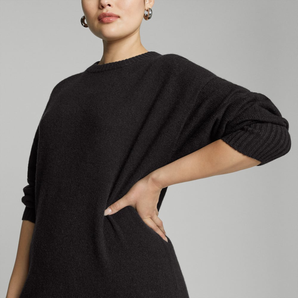 The Cashmere Midi Dress | Black