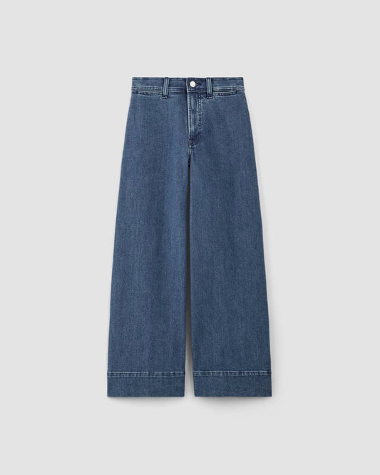 The Mariner Cropped Jean | Ocean Blue