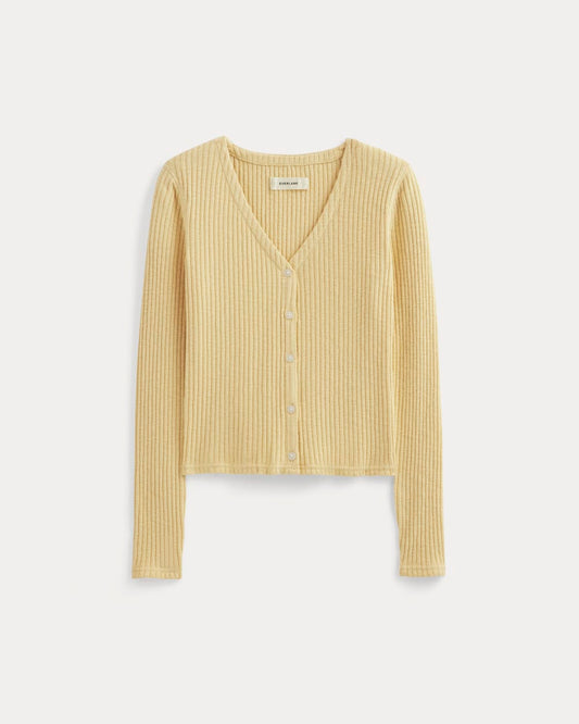 The Cozy Rib Cardigan | Banana Crepe