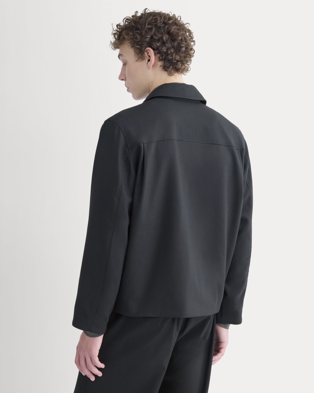 Tailored Zip Jacket |  Black